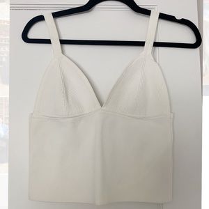 Zara Form Fitting Knit Tank Top